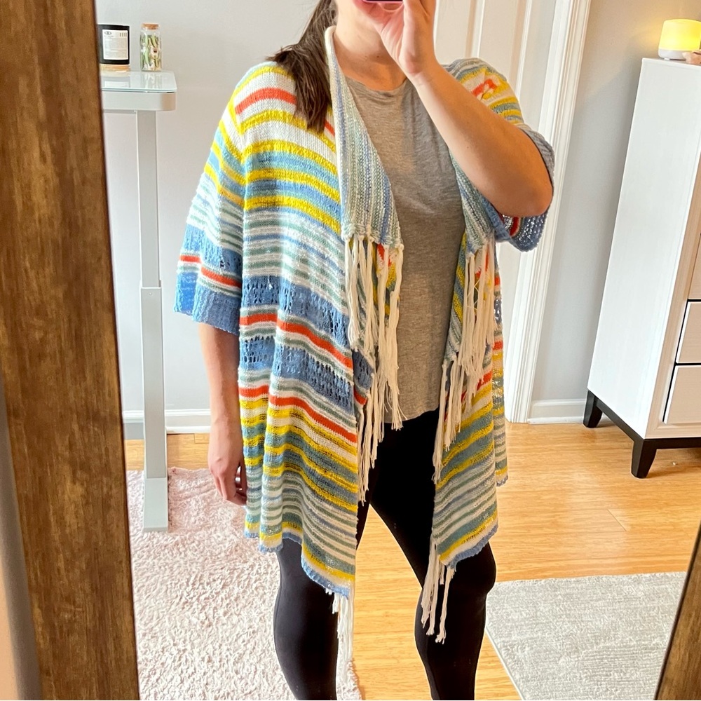 Ruby Rd. Colorful Striped Sweater - Picture 2 of 7